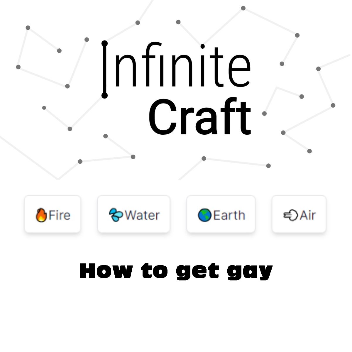 how to get gay in infinite craft