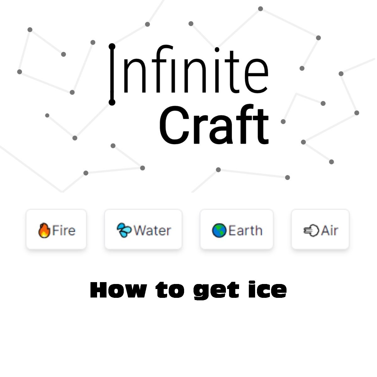 how to get ice in infinite craft