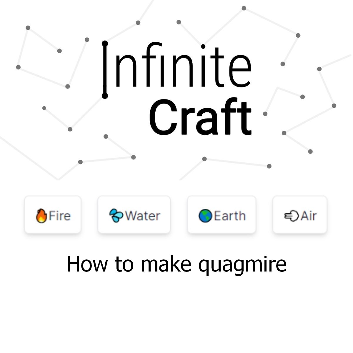 how to make quagmire in infinite craft