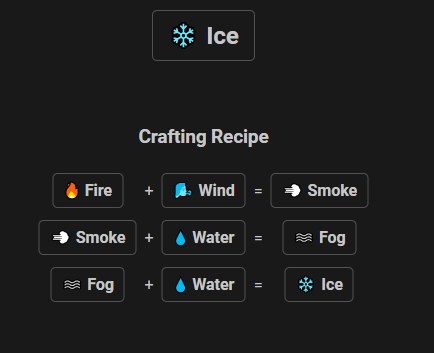 ice in infinite craft