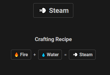 steam in infinite craft