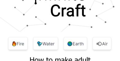 how to make adult in infinite craft game