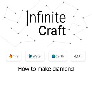 how to make diamond in infinite craft game