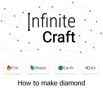 how to make diamond in infinite craft game