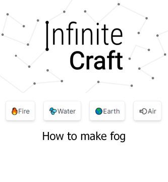 how to make fog in infinite craft game