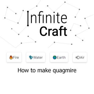how to make quagmire in infinite craft game