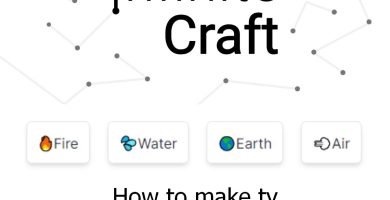 how to make tv in infinite craft game