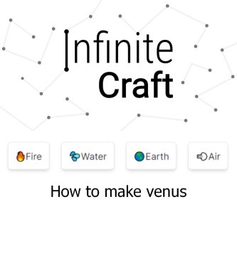 how to make venus in infinite craft game