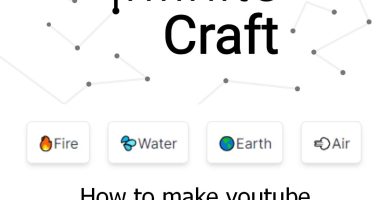 how to make youtube in infinite craft game